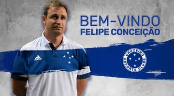 Cruzeiro anuncia contratação do técnico Felipe Conceição - Reprodução/ Cruzeiro