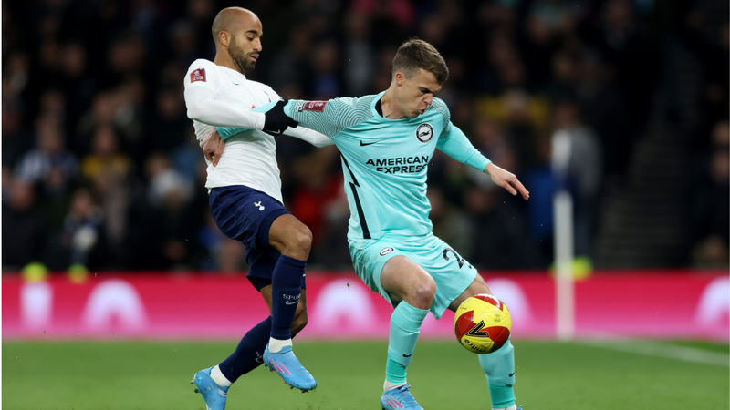 Brighton x Tottenham é um confronto atrasado na Premier League - Getty Images