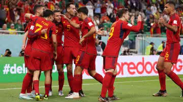 Espanha teve posse de bola histórica na partida contra a Costa Rica - Getty Images