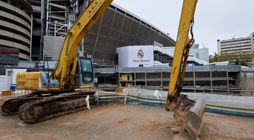 Estádio do Real Madrid ganha imagens aéreas - GettyImages