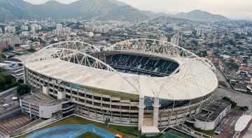 Perfil oficial do estádio Nilton Santos aproveitou para provocar o Brasil - GettyImages