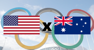 Estados Unidos e Austrália se enfrentam pelo futebol feminino - Getty Images/ Divulgação
