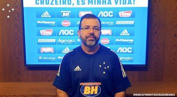 Enderson também é recém chegado no Cruzeiro, substituindo Adilson Batista - Divulgação / Cruzeiro