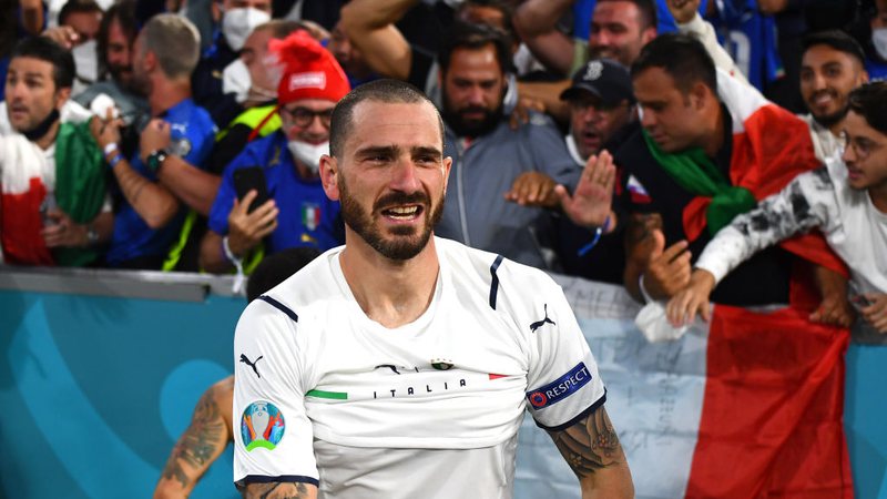 Bonucci, craque da Itália, diz não ter medo da Inglaterra e Wembley na final da Eurocopa - GettyImages