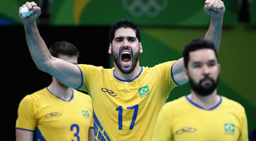 Evandro, campeão olímpico com a Seleção Brasileira de Vôlei - GettyImages