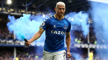 Everton comemorando com Richarlison na Premier League - GettyImages