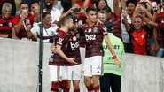 Jogadores do Flamengo comemorando o gol - GettyImages