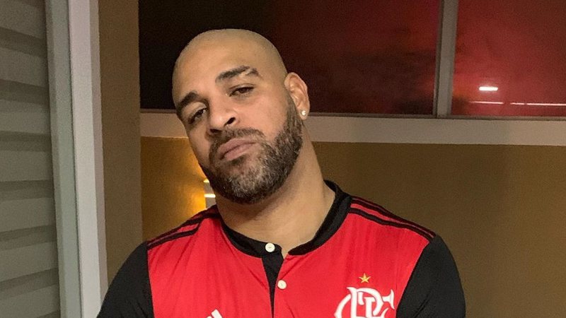 Adriano Imperador com a camisa do Flamengo - Reprodução/Instagram