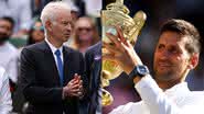 John McEnroe e Novak Djokovic - Getty Images