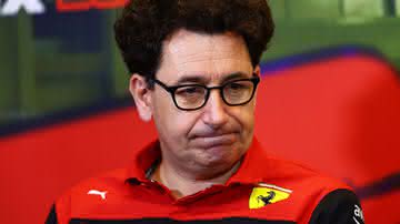 Mattia Binotto. chefe de equipe da Ferrari - Getty Images