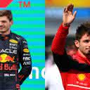Verstappen, da Red Bull, e Leclerc, da Ferrari - Getty Images
