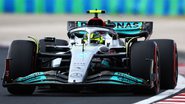 Hamilton e o carro da Mercedes ainda não estão conseguindo vitórias nesta temporada da F1 2022 - GettyImages