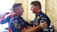 Christian Horner, da Red Bull, e Max Verstappen, da F1 - Getty Images