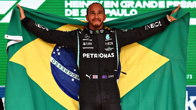 Lewis Hamilton na F1, GP de São Paulo - Getty Images
