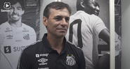Fabián Bustos já se apresentou ao Santos - Reprodução / Youtube / Santos TV