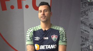 Fábio, novo goleiro do Fluminense - Transmissão Youtube/Flu TV