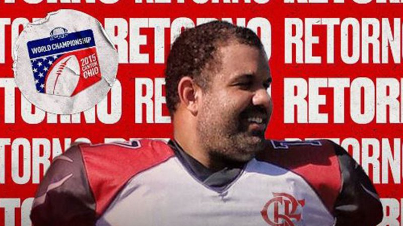 Flamengo Imperadores acerta retorno de OL Rafael Menezes "Gigante" - Divulgação