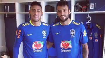 Felipe Anderson e Neymar - Arquivo Pessoal