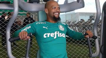 Felipe Melo - Divulgação/Cesar Greco/Palmeiras