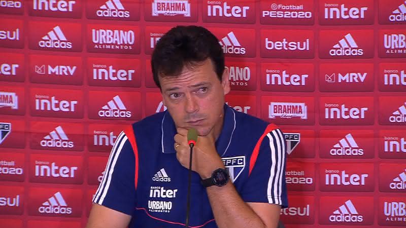 Fernando Diniz, treinador do São Paulo - Transmissão SPFC TV