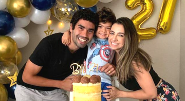 Bruno Mendes junto com sua família em seu aniversário de 27 anos - Reprodução/Instagram