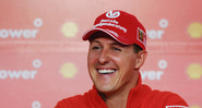 Schumacher, ex-piloto da Ferrari sorrindo - GettyImages