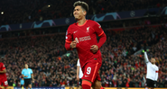 Firmino celebra gols contra o Benfica e classificação do Liverpool - Getty Images