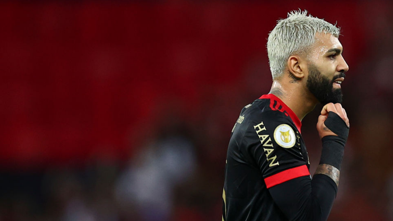 Gabigol já foi colocado como alvo do Barcelona, mas deve seguir no Flamengo em 2022 - GettyImages