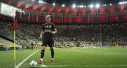 Andreas Pereira interagiu com Pogba e Lukaku, após golaço pelo Flamengo - Alexandre Vidal/Flamengo