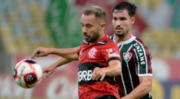 Flamengo e Fluminense empatam no jogo de ida da final do Carioca - Reprodução/Twitter ge