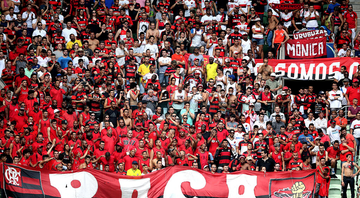 Torcida do Flamengo na partida contra o Grêmio - GettyImages