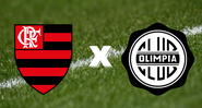 Flamengo e Olimpia entram em campo pela Libertadores - GettyImages/Divulgação