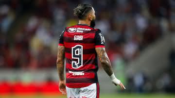 Gabigol forçou o cartão amarelo contra o Internacional para ficar de fora da próxima partida do Flamengo - Gilvan de Souza/Flamengo