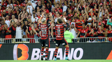 Flamengo comemorando o gol diante do Bangu pelo Campeonato Carioca - Marcelo Cortes/Flamengo/Flickr