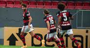 Pepê comemora gol pelo Flamengo - Alexandre Vidal / Flamengo
