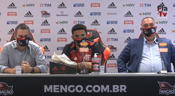 Bruno Viana é o novo reforço do Flamengo - Reprodução / Youtube / FLA TV
