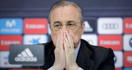 Florentino Pérez, presidente do Real Madrid, teve mais um áudio vazado - Getty Images