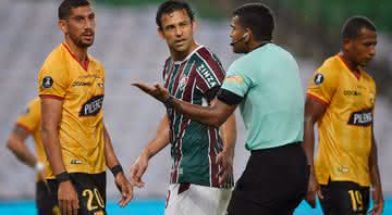 Fluminense e Barcelona duelaram na Libertadores - GettyImages