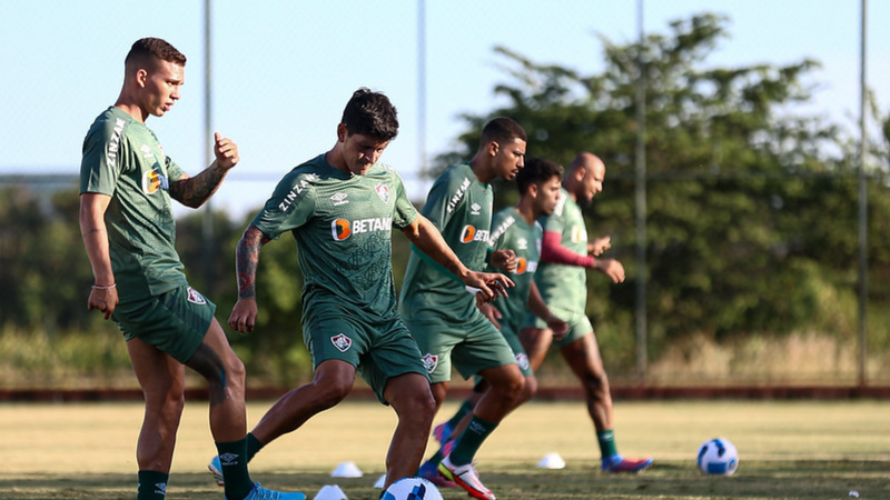 Fluminense no último treino antes da partida contra o Olimpia pela Libertadores - Lucas Merçon/Fluminense F.C/Flickr
