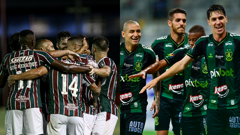 América-MG e Fluminense vão começar a disputar a Libertadores nesta semana - Lucas Merçon / Fluminense e Mourão Panda / América