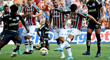 Fluminense e Santos em campo pelo Brasileirão - Mailson Santana/Fluminense FC/Flickr