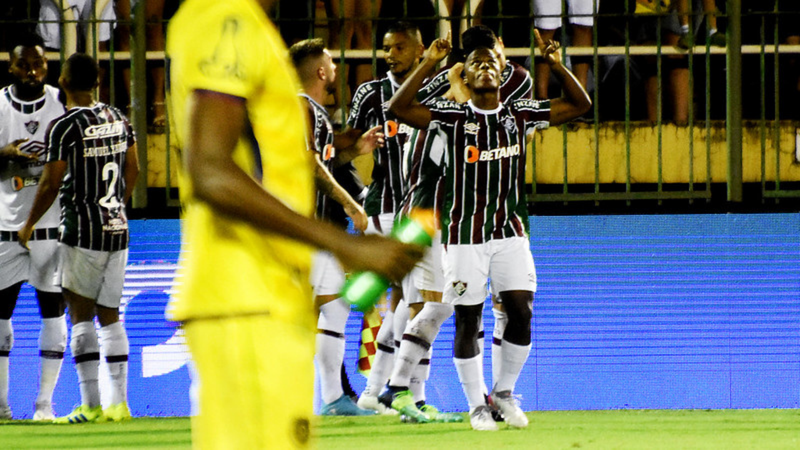 Jogadores do Fluminense comemorando o gol diante do Madureira pelo Cariocão - Mailson Santana/Fluminense FC/Flickr