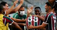 Jogadores do Fluminense comemorando gol da equipe - Mailson Santana/Fluminense