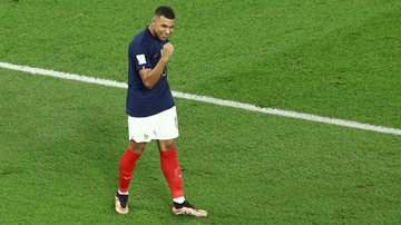 Mbappé faz o gol da França e abre o placar da partida contra Dinamarca - GettyImages