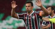 Fred, jogador do Fluminense em campo pelo clube na Libertadores - GettyImages