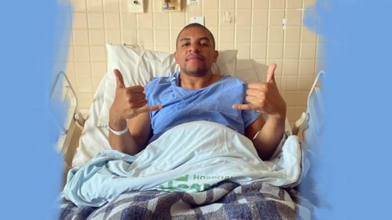 Raphael Cruz passou por cirurgia no joelho direito - Divulgação