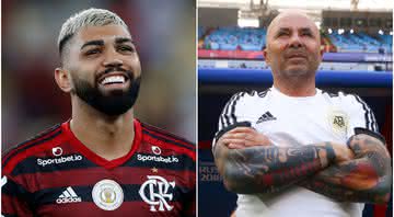 Gabigol e Sampaoli são os astros de Flamengo e Atlético-MG - GettyImages