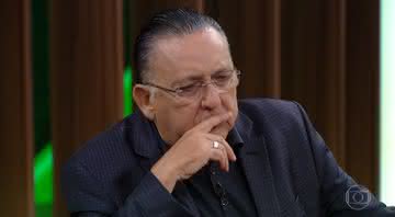 Galvão Bueno rendeu a participação de Mano Menezes no programa - Divulgação Globo