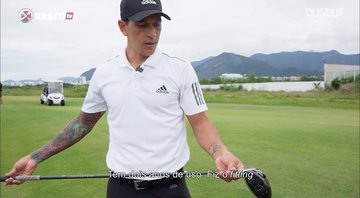 German Cano ensina como jogar golfe - Reprodução/ Dogout