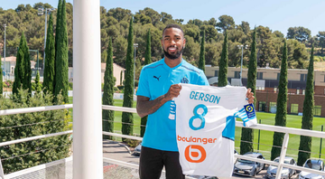 Gerson é anunciado oficialmente - Reprodução/Site do Olympique de Marseille